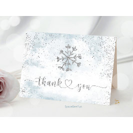 Snowflake Winter Baby Shower Tack Kort