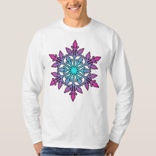 SNOWFLAKE-Winter Sports, Snowboard, Ski, Väder T Shirt