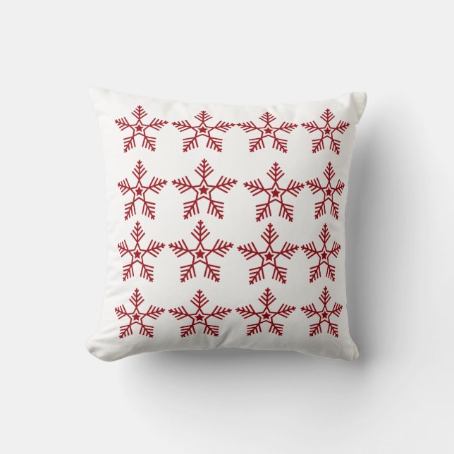 Snowflake Winter Wonderland Pillow Kudde (Framsida)
