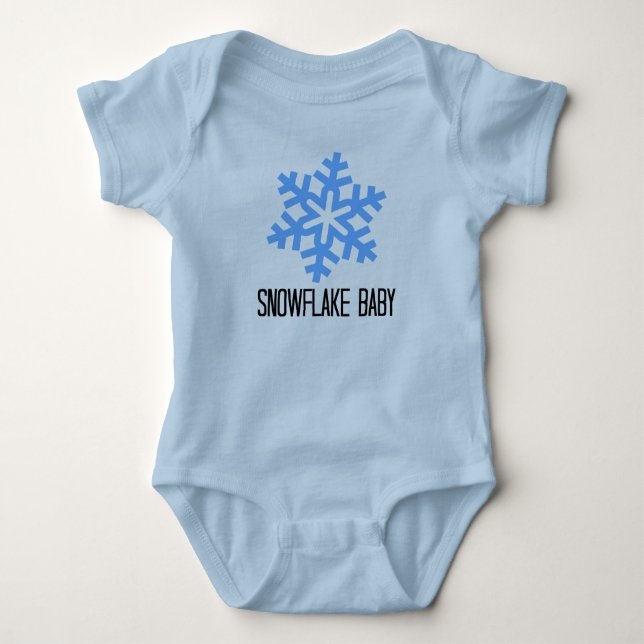 Snowflakebabyskjorta Tee (Framsida)