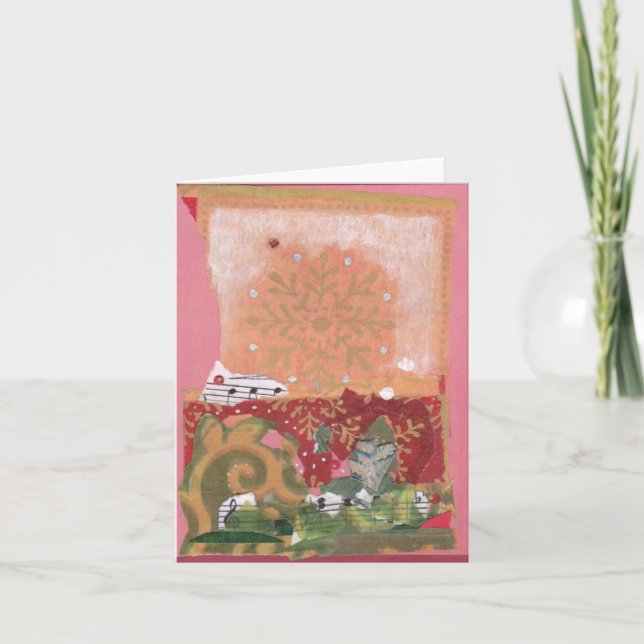 snowflakecollage kort (Framsida)