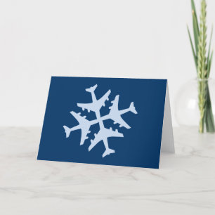 Snowflakeflygplan Helgkort