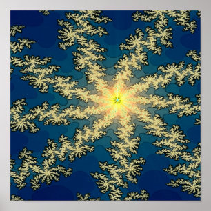 SnowflakeFractalaffisch Poster