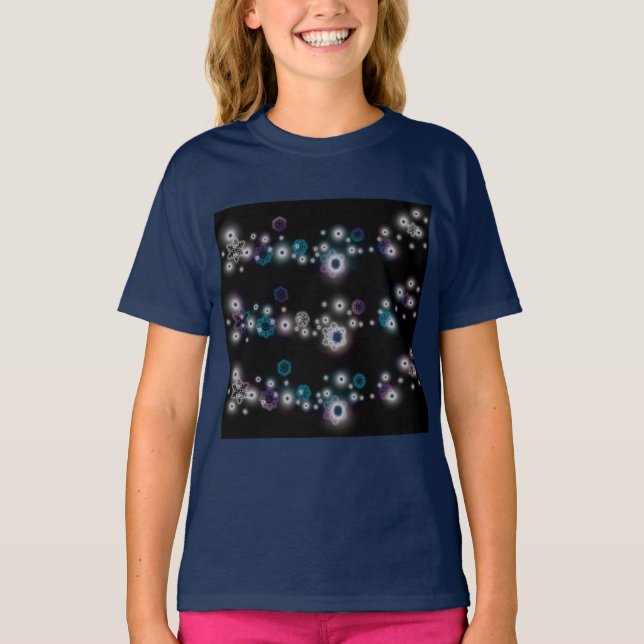 Snowflakeglöd Tee (Framsida)