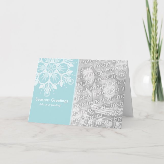 Snowflakehelgdagmall Helgkort (Framsida)