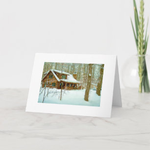 Snowflakekabinkort Helgkort