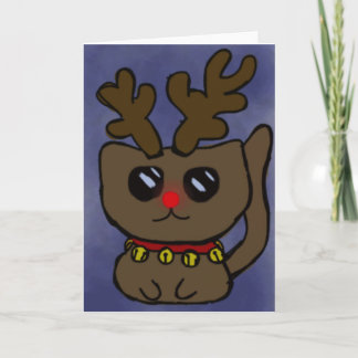 Snowflakekattungekort Helgkort