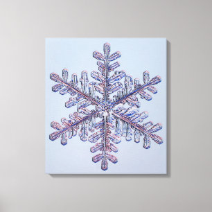 Snowflakekristall Canvastryck
