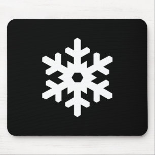 SnowflakePictogram Mousepad Musmatta
