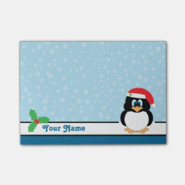 Snowflakepingvinet som julen Postar-it®, noterar Post-it Block