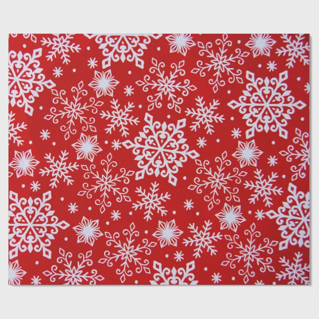 Snowflakes Presentpapper (Platt)