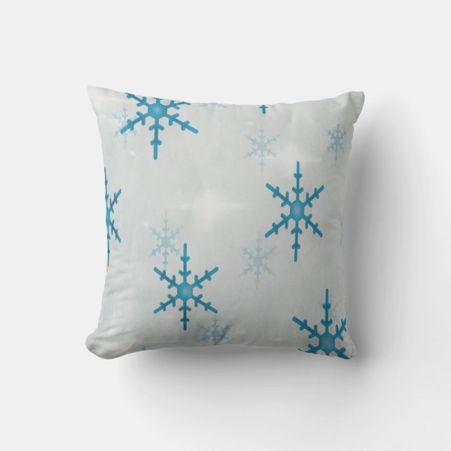 SnowflakesBling-Personlig Kudde (Framsida)