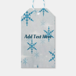 SnowflakesBling-Personlig Presentetikett