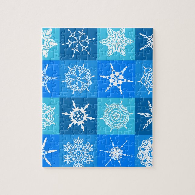Snowflaketäcke Pussel (Vertikal)