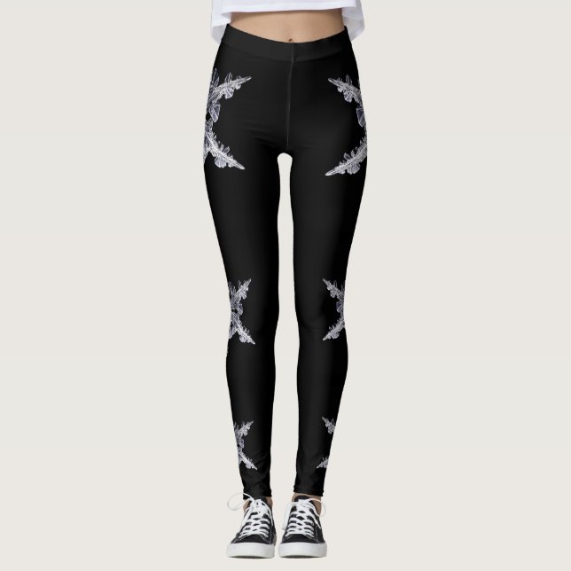 Snowflingskidskinn Leggings (Framsida)