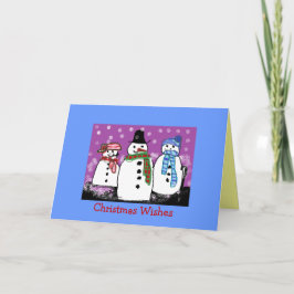 Snowfolk-julkort Helgkort