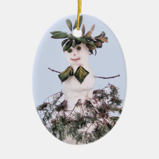 Snowgirl Julgransprydnad Keramik