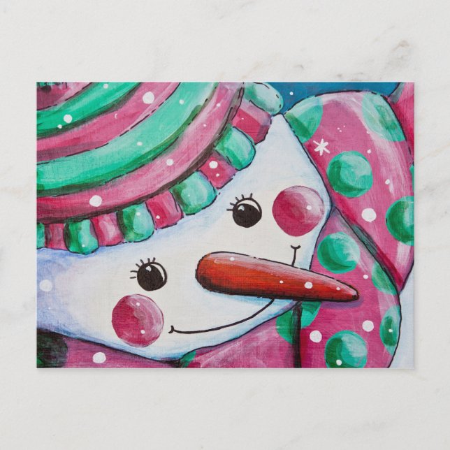 Snowgirl Vykort (Framsida)