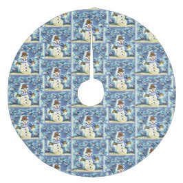 Snowie Snögubbe Julgransmatta Fleece