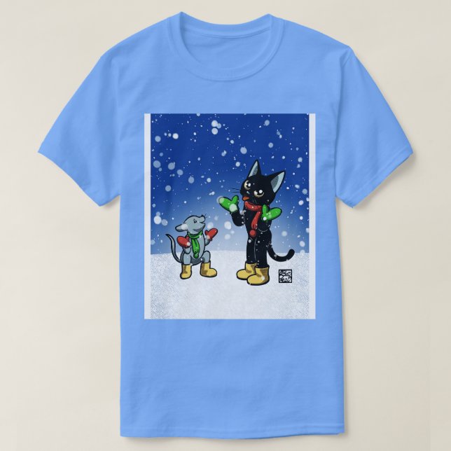 Snowing T Shirt (Design framsida)