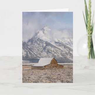 "Snowkissed"-Helgdag-kort Kort