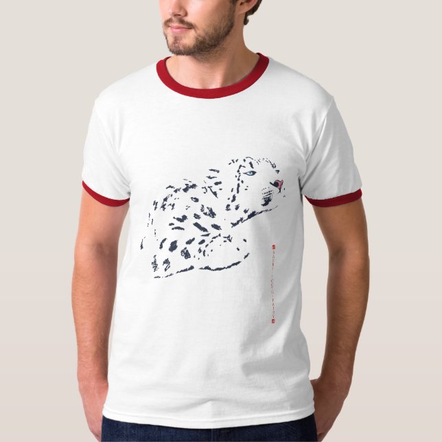 snowleopard 2b tee shirt (Framsida)