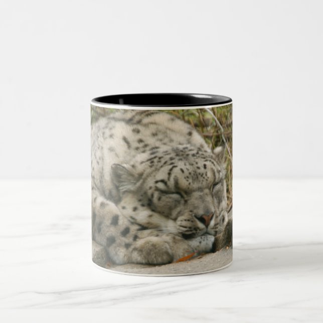 SnowLeopardM001 Två-Tonad Mugg (Center)