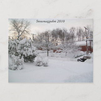 Snowmaggedon 2010 vykort