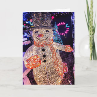Snowman Christmas Card Helgkort