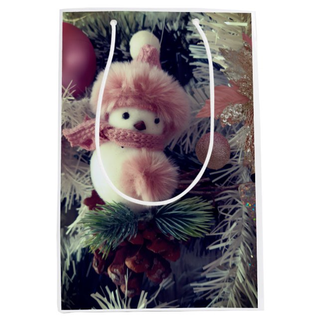 Snowman Christmas Gift Bag (Framsidan)