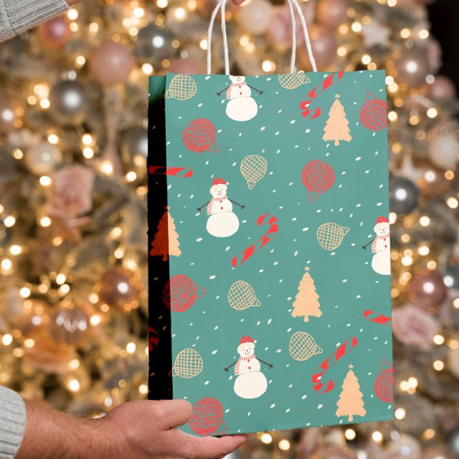 Snowman & Christmas Icons Pattern- Playful Holiday (Skapare uppladdad)