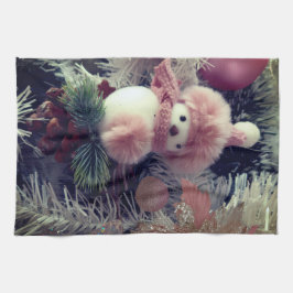 Snowman Christmas  Kökshandduk