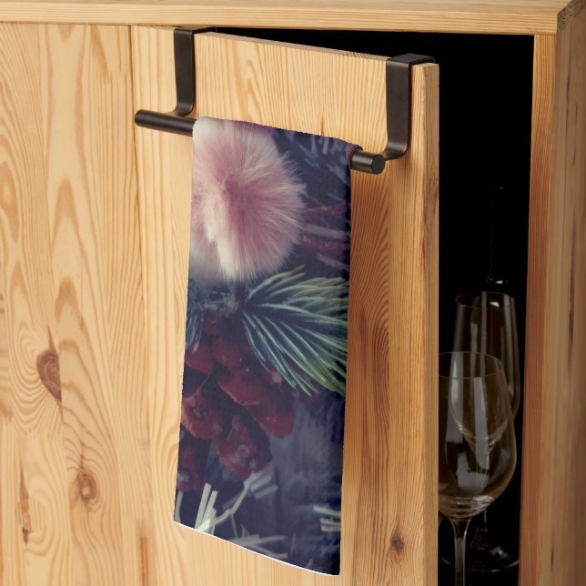 Snowman Christmas  Kökshandduk (Thirds Fold)