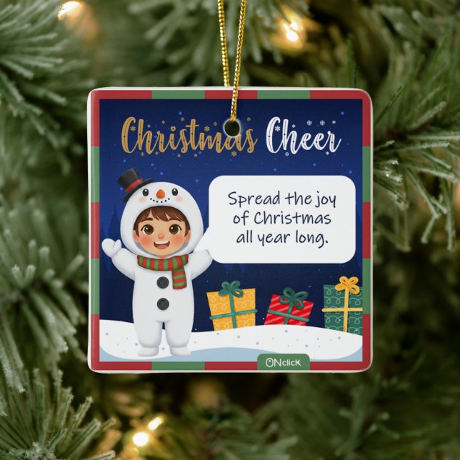 Snowman Christmas Ornament (Träd)