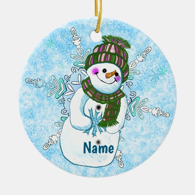 Snowman Granny ornament (Framsidan)