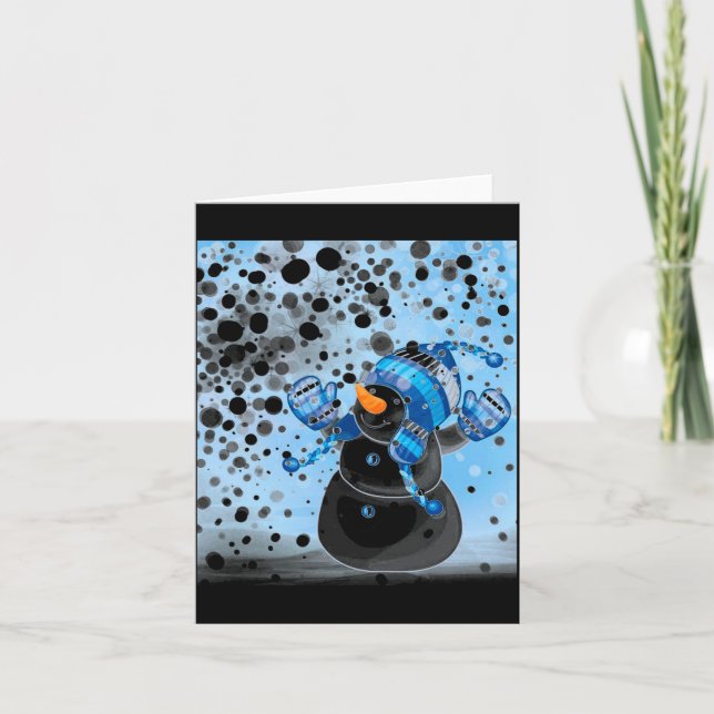 Snowman  kort (Framsida)