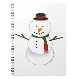 Snowman Notebook Anteckningsbok
