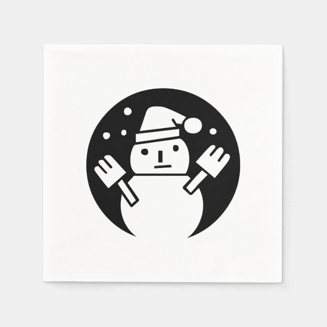 Snowman Pappersservett (Framsidan)