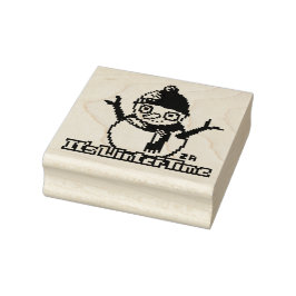 Snowman PixelArt, Pixel Art,  Stämpel