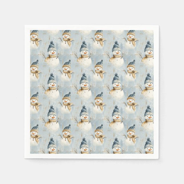 Snowman Serenade Pappersservett (Framsidan)