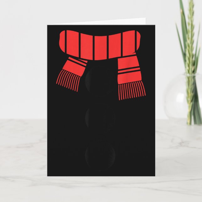 Snowman Shirt Adult Kids Men Women White Snowman C Kort (Framsida)