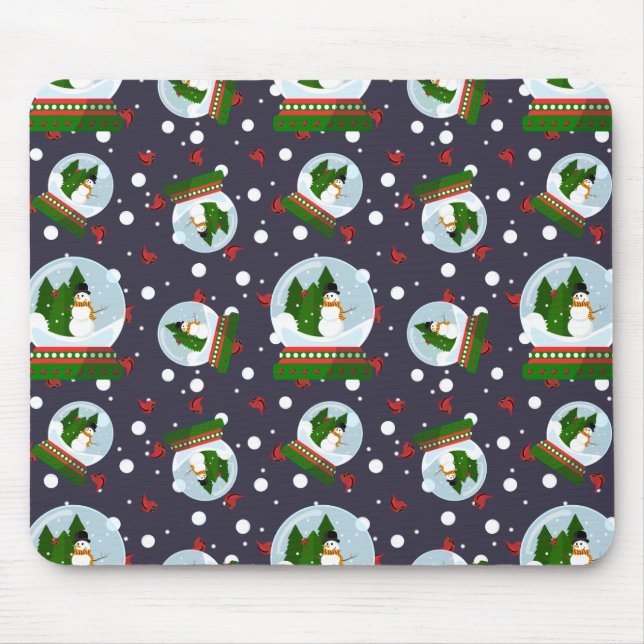 Snowman Snow Globes Musmatta (Framsidan)