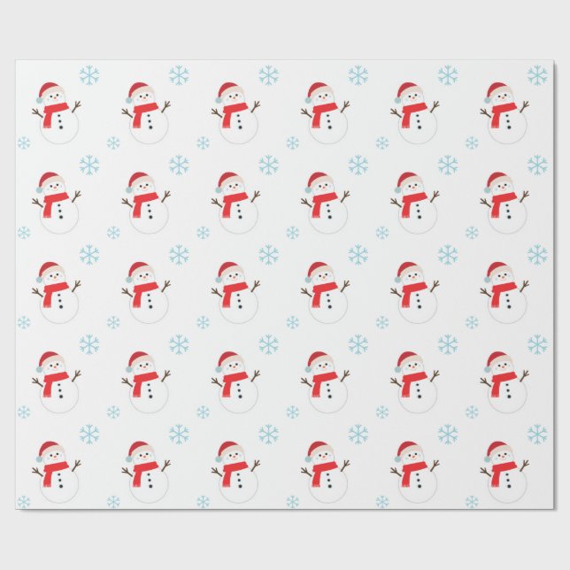 SNOWMAN sock for warm decor Christmas Presentpapper (Platt)