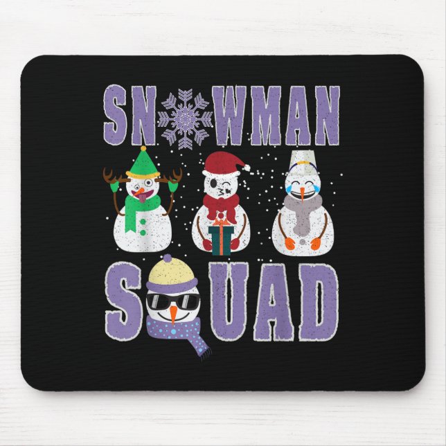 Snowman Squad Funny Family Matching, Teacher And S Musmatta (Framsidan)
