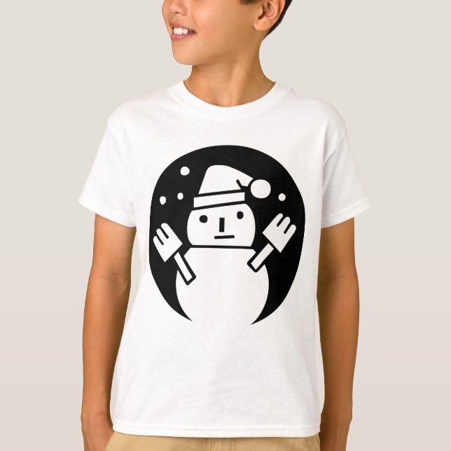 Snowman T Shirt (Framsida)