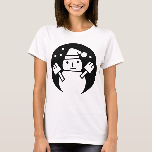 Snowman T Shirt (Framsida)