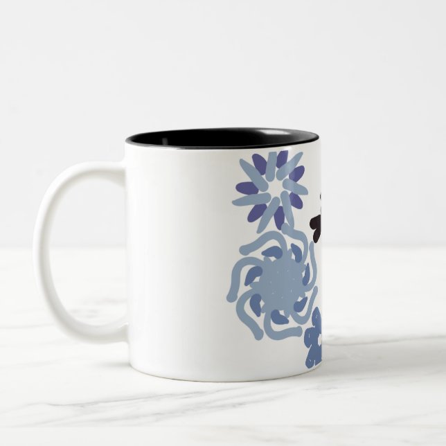 Snowman warm  Två-Tonad mugg (Vänster)