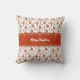 Snowman Winter Holidays - Merry Christmas Kudde