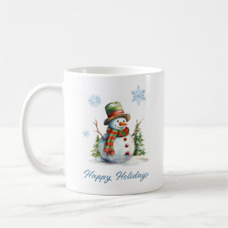 Snowman Winter Mug – Custom Holiday Gift Kaffemugg