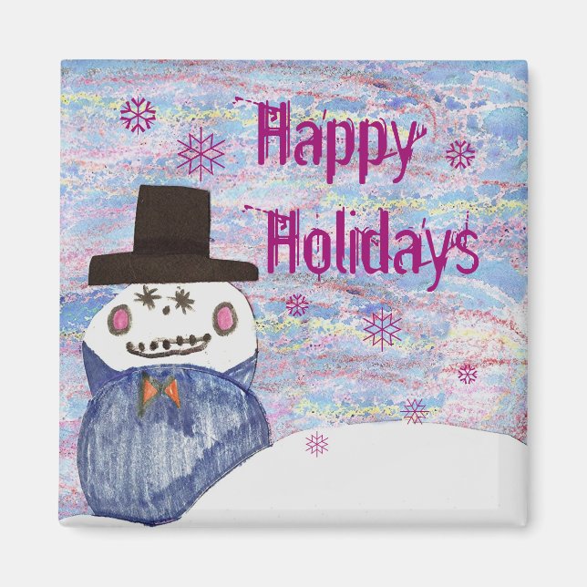Snowmanmagnet Magnet (Framsidan)